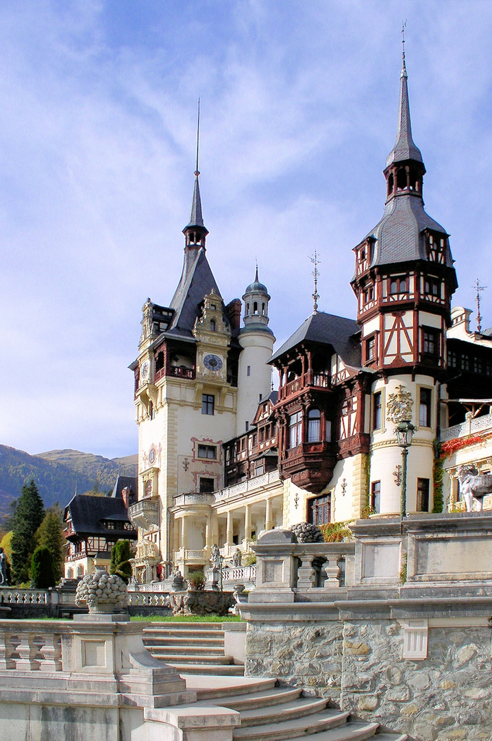 Schloss Peles; nordwestlich der Stadt Sinaia in Rumänien