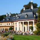 Schloss Pillnitz an einem schönen Sommertag