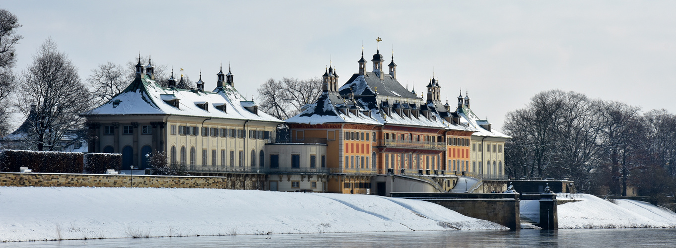 Schloss Pillnitz im Winter