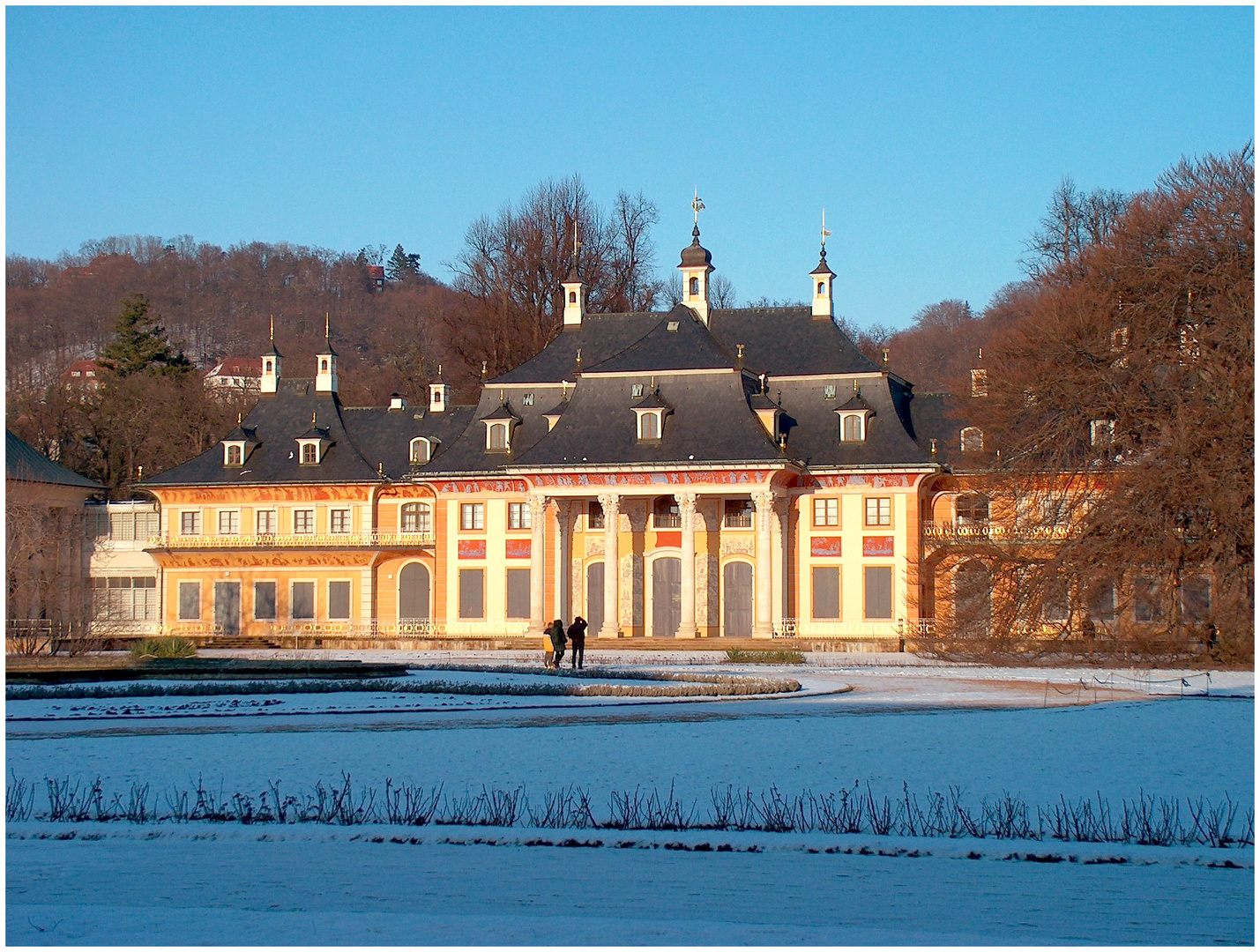 Schloss Pillnitz im Winter