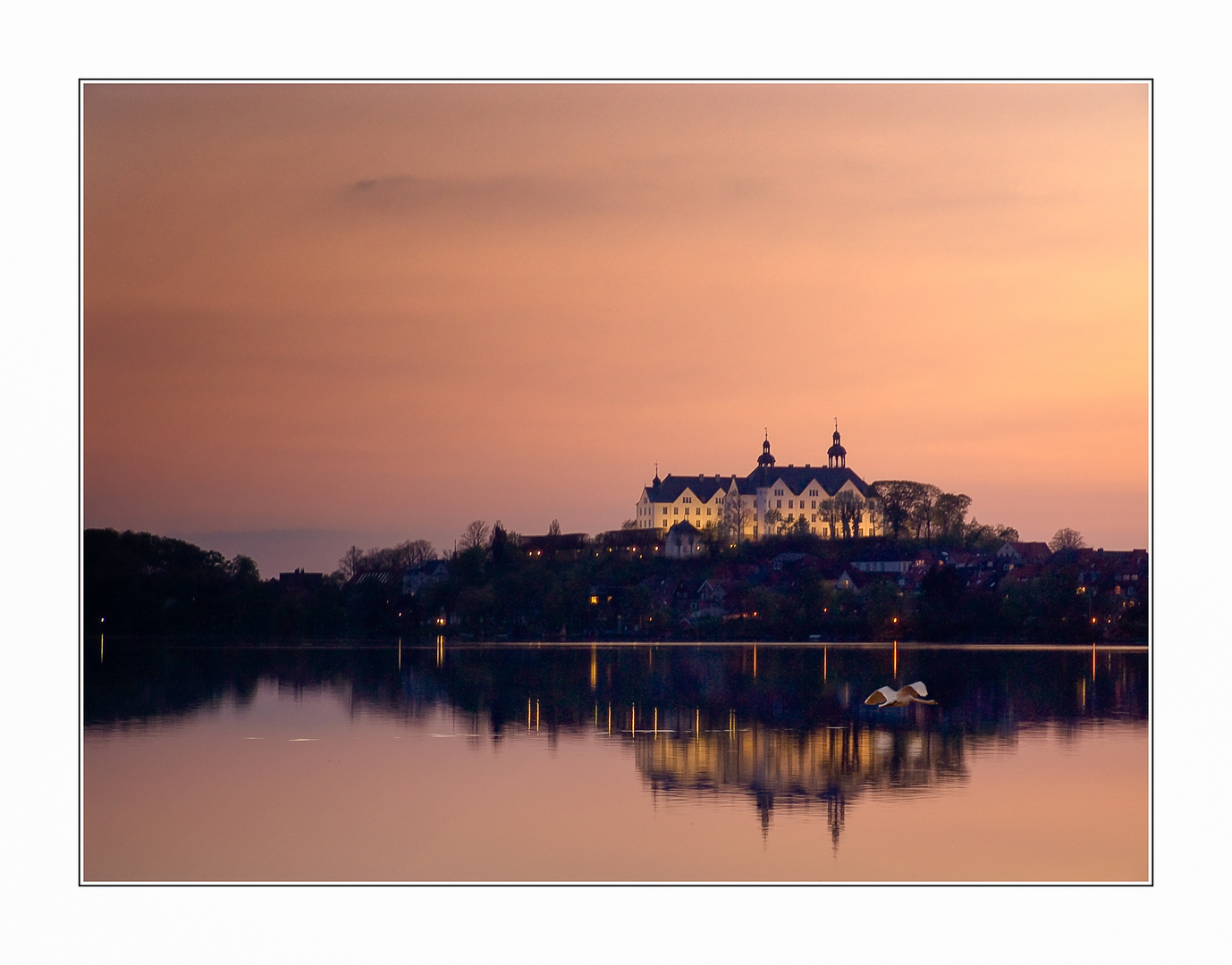 Schloss Plön im Abendlicht