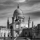 Schloss Potsdam mit Blick zur Nikolaikirche (black friday 26.08.2022)