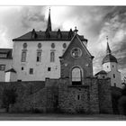 Schloss Purschenstein s/w