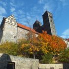 Schloss Quedlinburg im Herbst