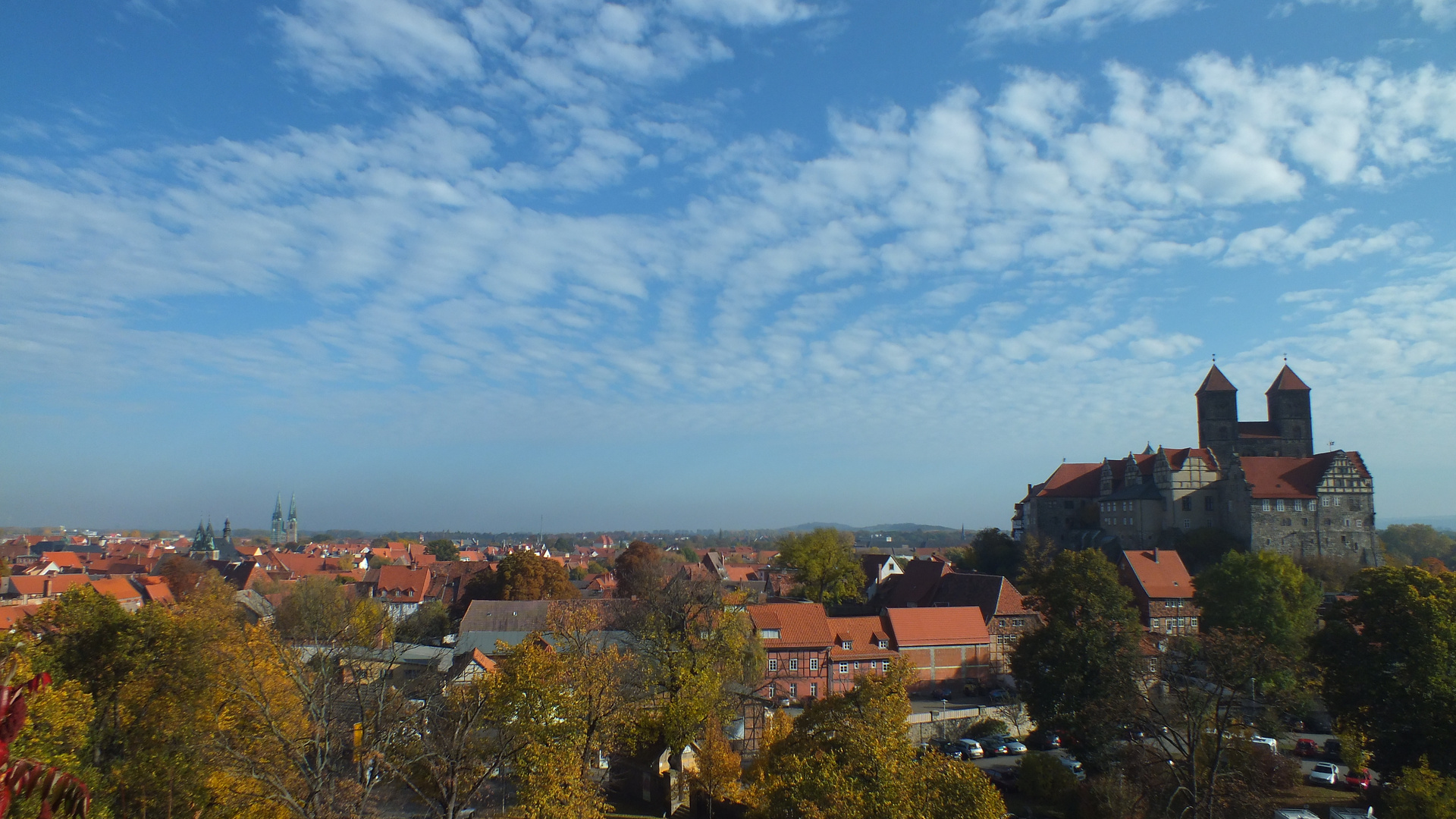 Schloss Quedlinburg im Herbst II