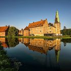 Schloss Raesfeld im Abendlicht