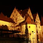 Schloss Ratibor in Roth bei Nacht