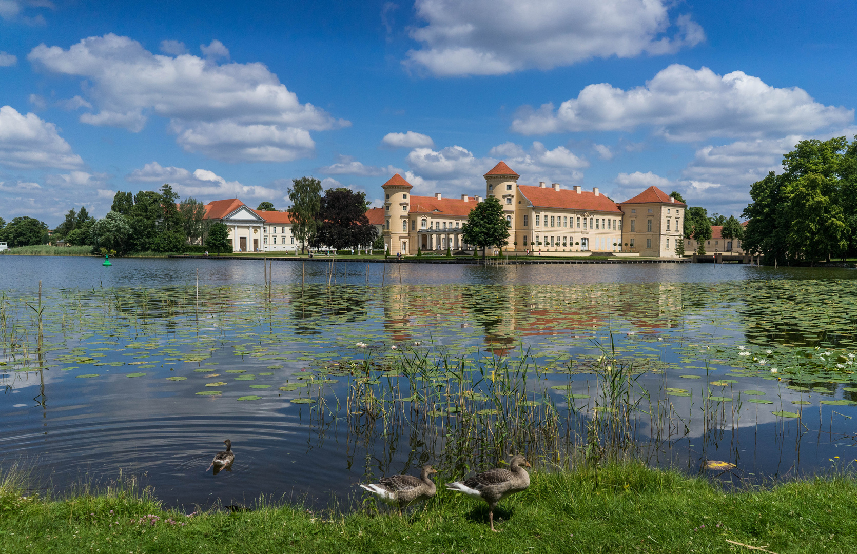 Schloss Rheinsberg und Grienericksee