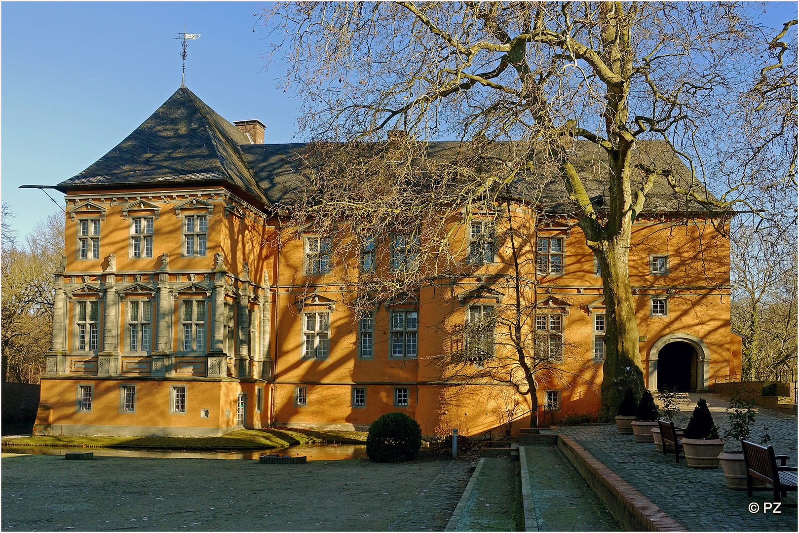 Schloss Rheydt im Januar 2017 ...