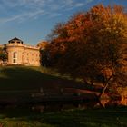 Schloss Richmond im Schein der untergehenden Sonne (bei Braunschweig)