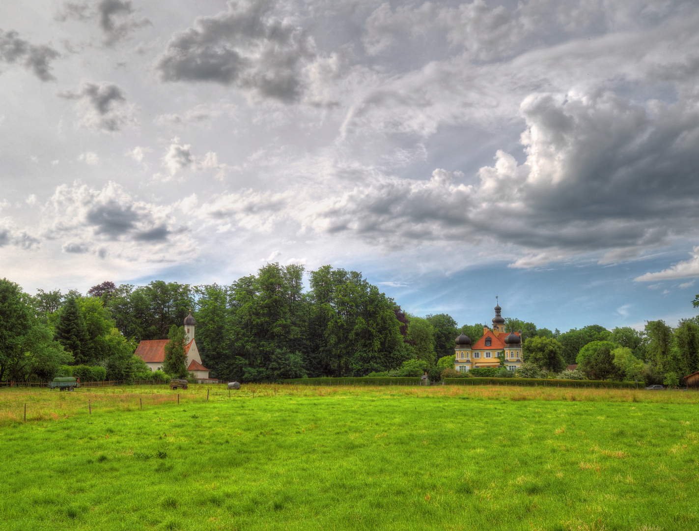 Schloß Rieden mit Filialkirche