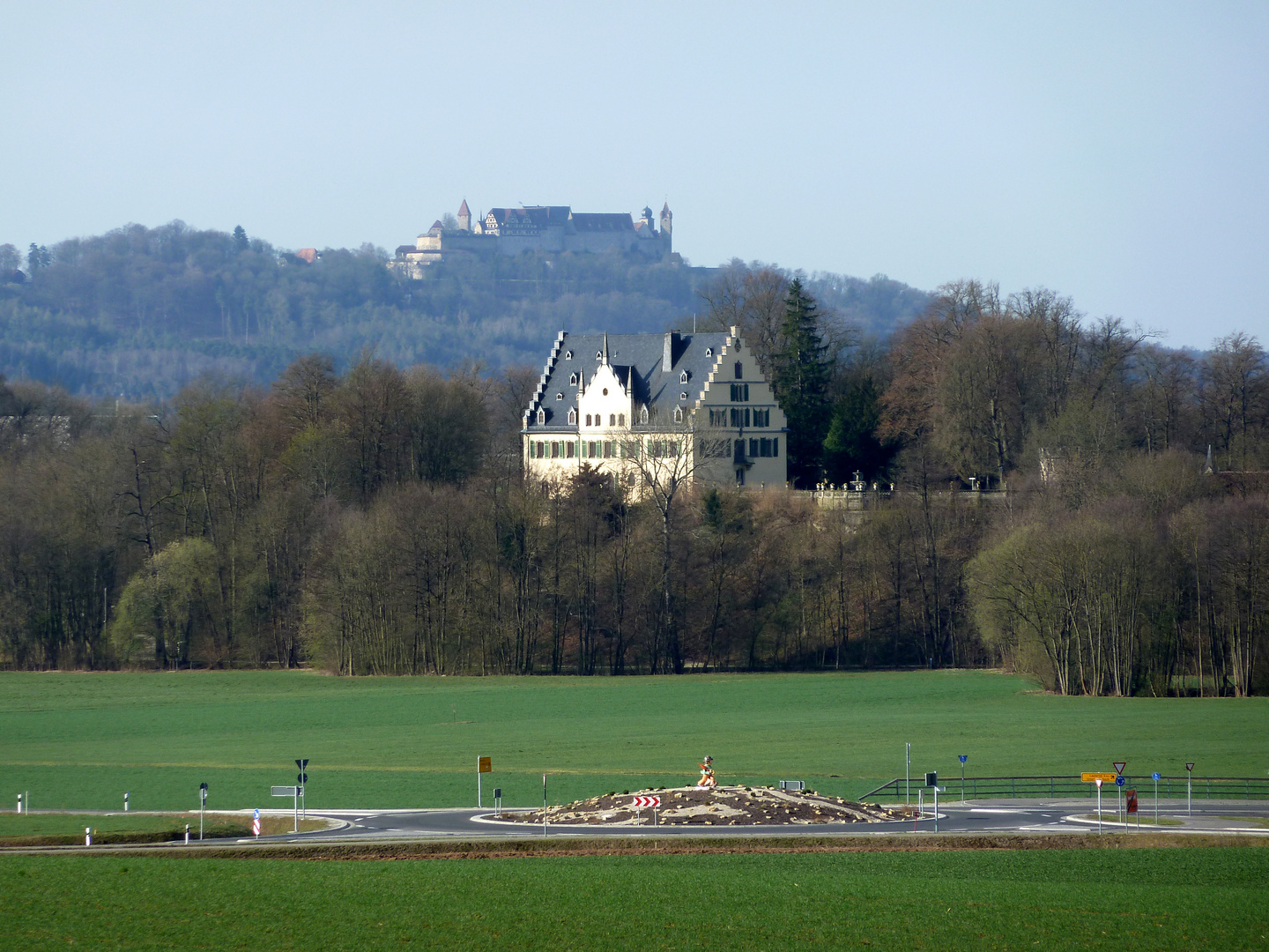 Schloß Rosenau mit Veste Coburg