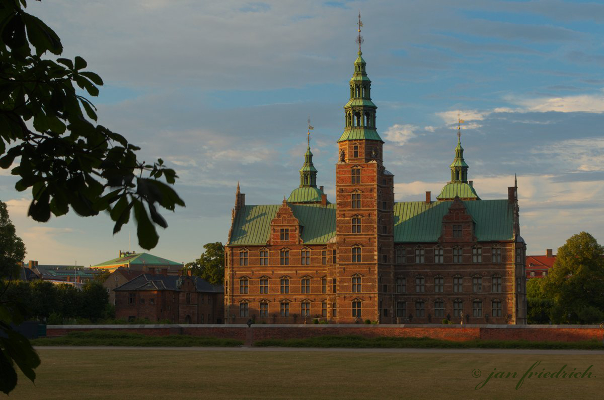 Schloß Rosenborg im Licht der Abendsonne