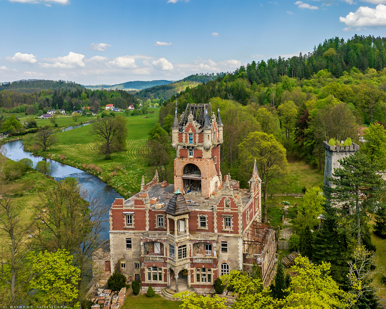 Schloss-Ruine Boberstein im Schlesischen Elysium