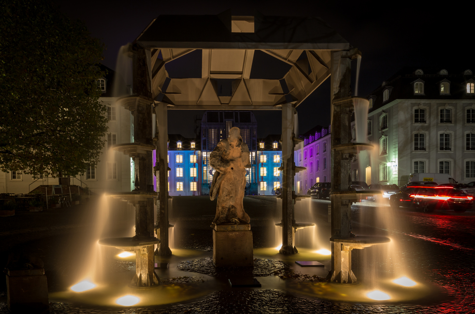 Schloss Saarbrücken in einem anderen Licht