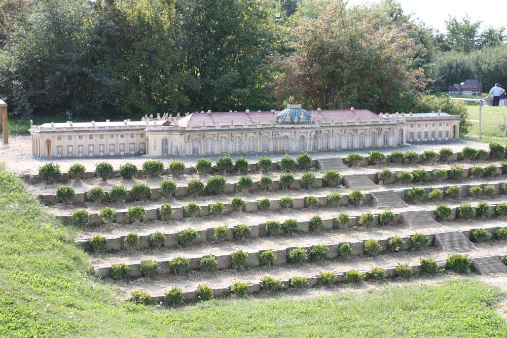 Schloss Sanssouci als Model in der Miniwelt