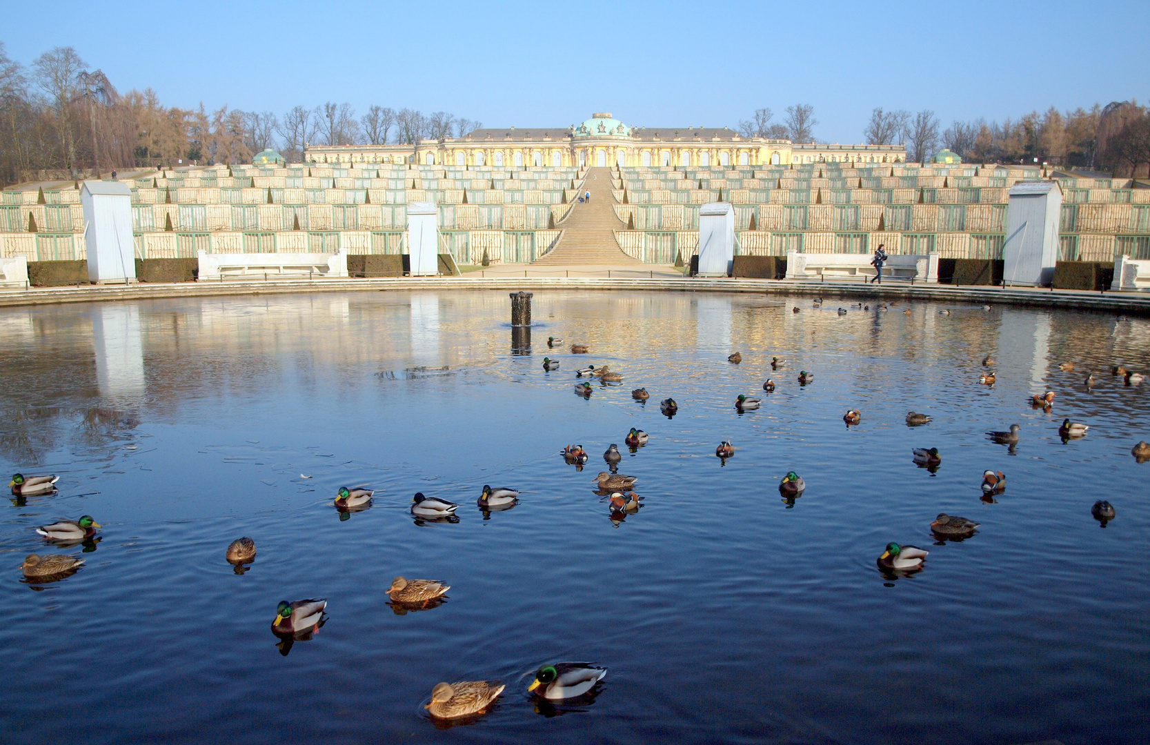 Schloss Sanssouci, ein wunderschön Park