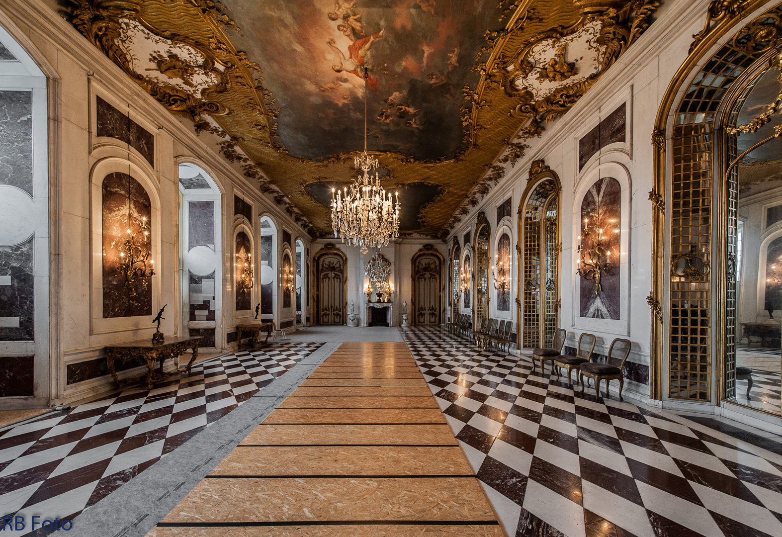 Schloss Sanssouci / Marmorgalerie im Neuen Palais Foto & Bild | world ...