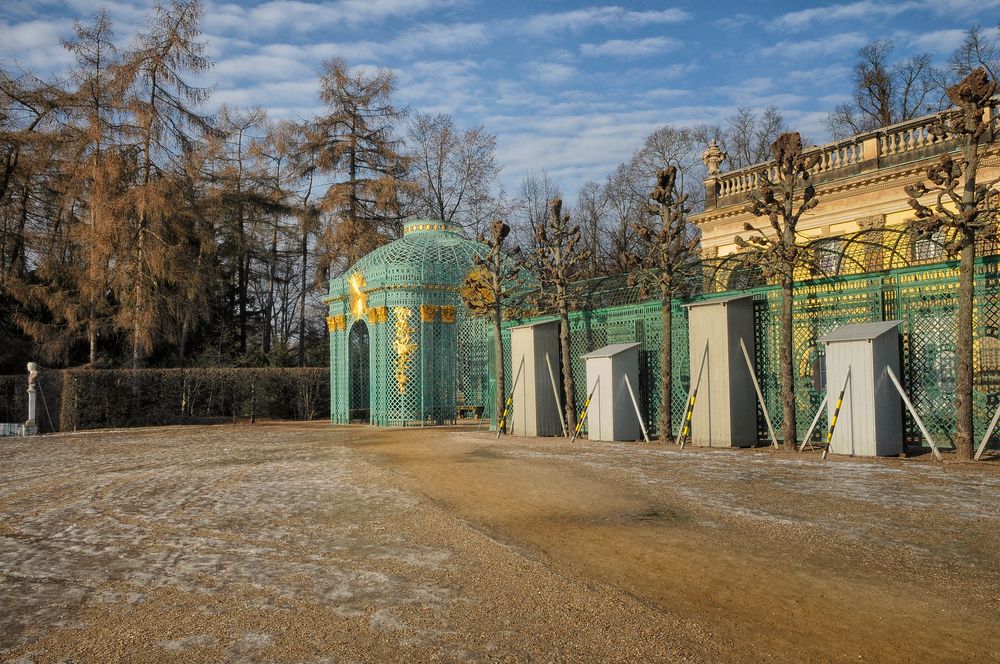 Schloss Sanssouci - Potsdam im Winter