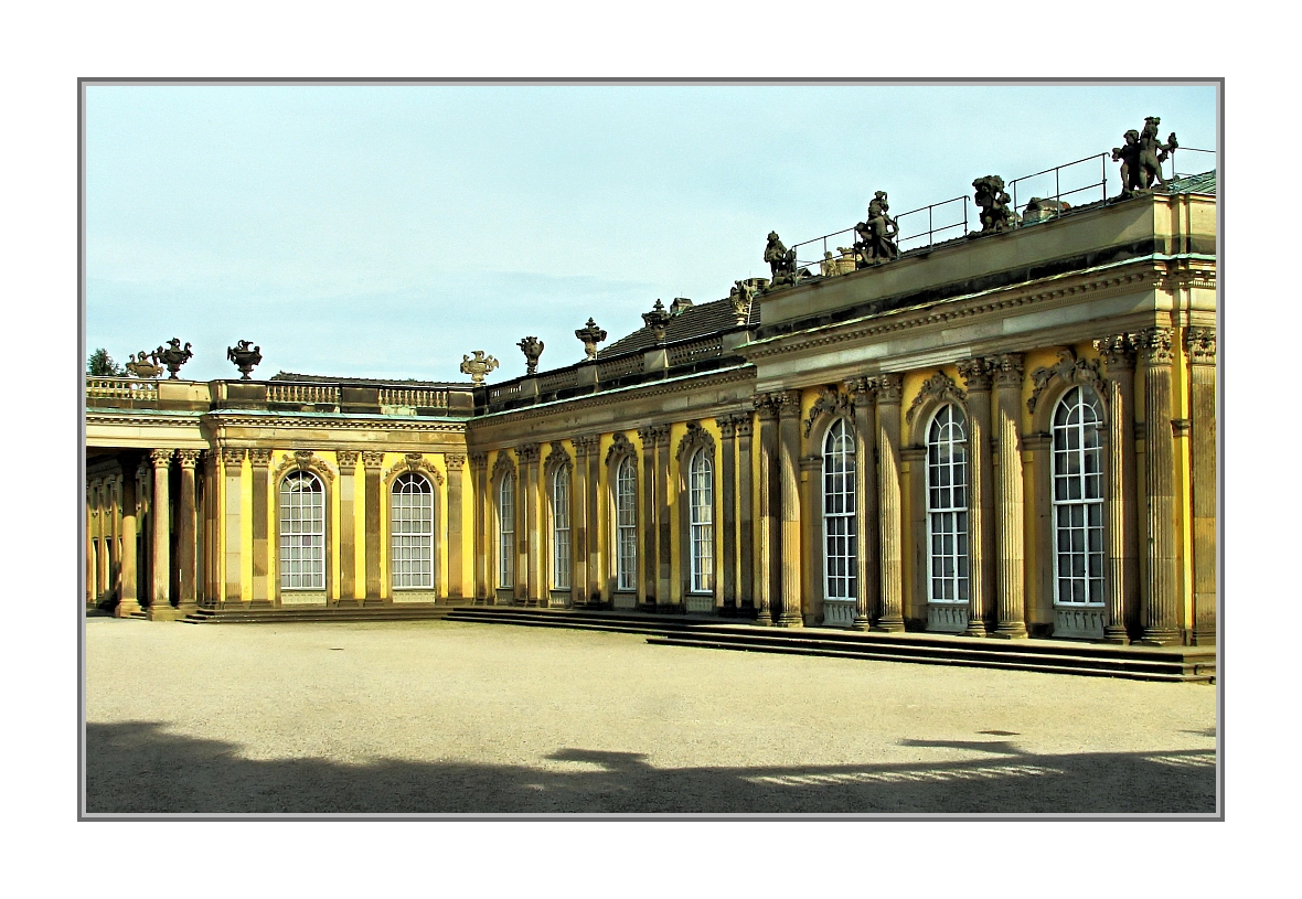 Schloss Sanssouci, Potsdam (Rückseite)