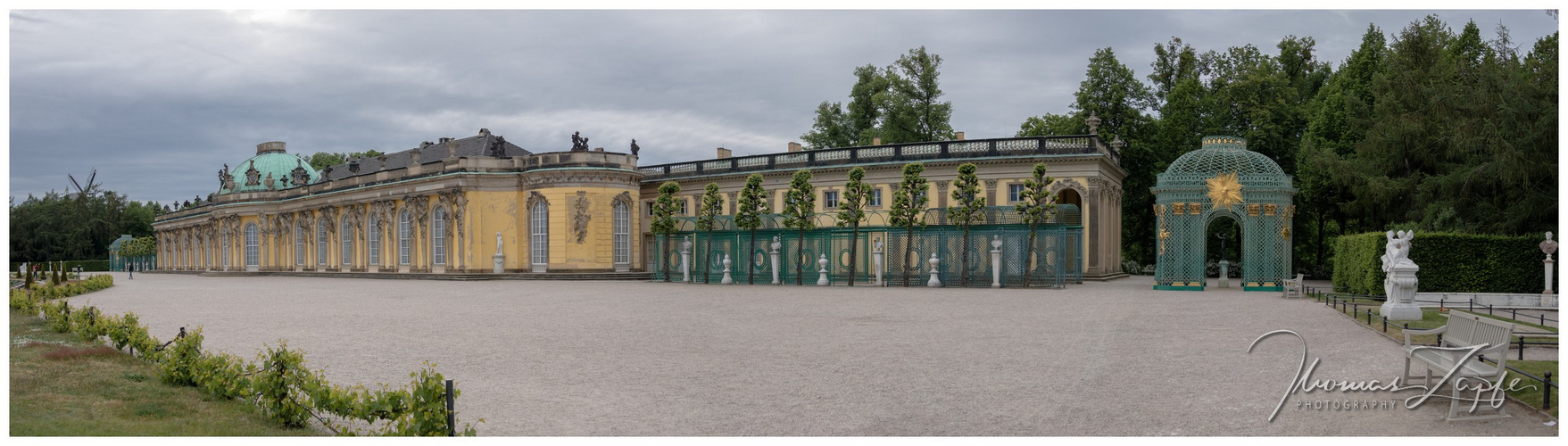 Schloss Sanssousi - aus mehreren Einzelbildern 