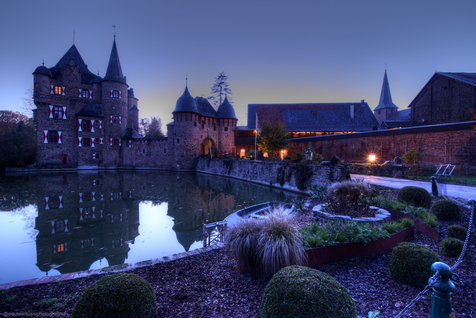 Schloss Satzvey, Abendstimmung