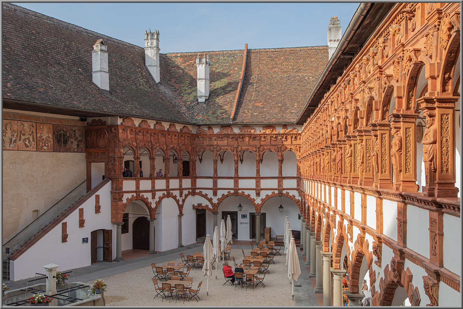 Schloss Schallaburg, Innenhof. 