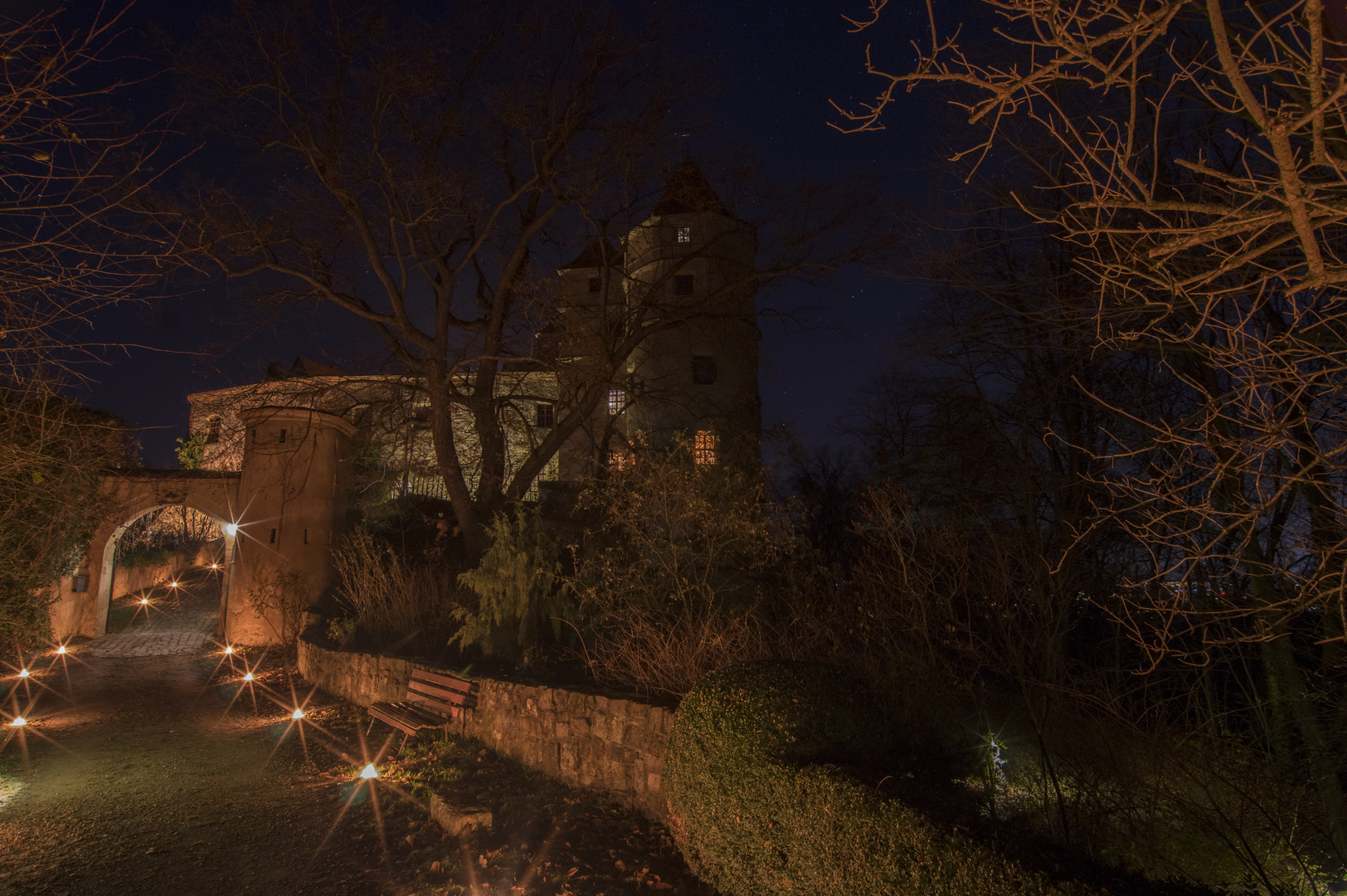 Schloss Scharfenberg Eingang