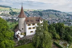 Schloss Schauensee / Aufnahme mit der Drohne Phantom und der Kamera Ricoh GR