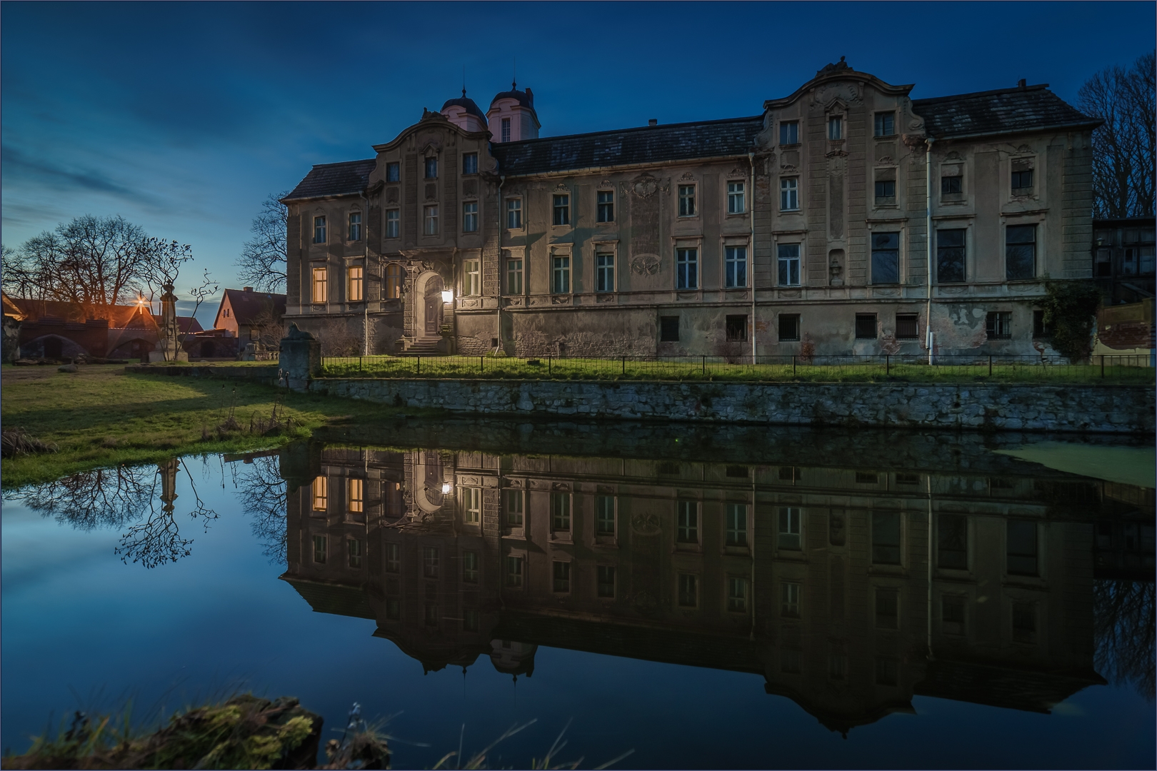 Schloss Schermcke - gespiegelt