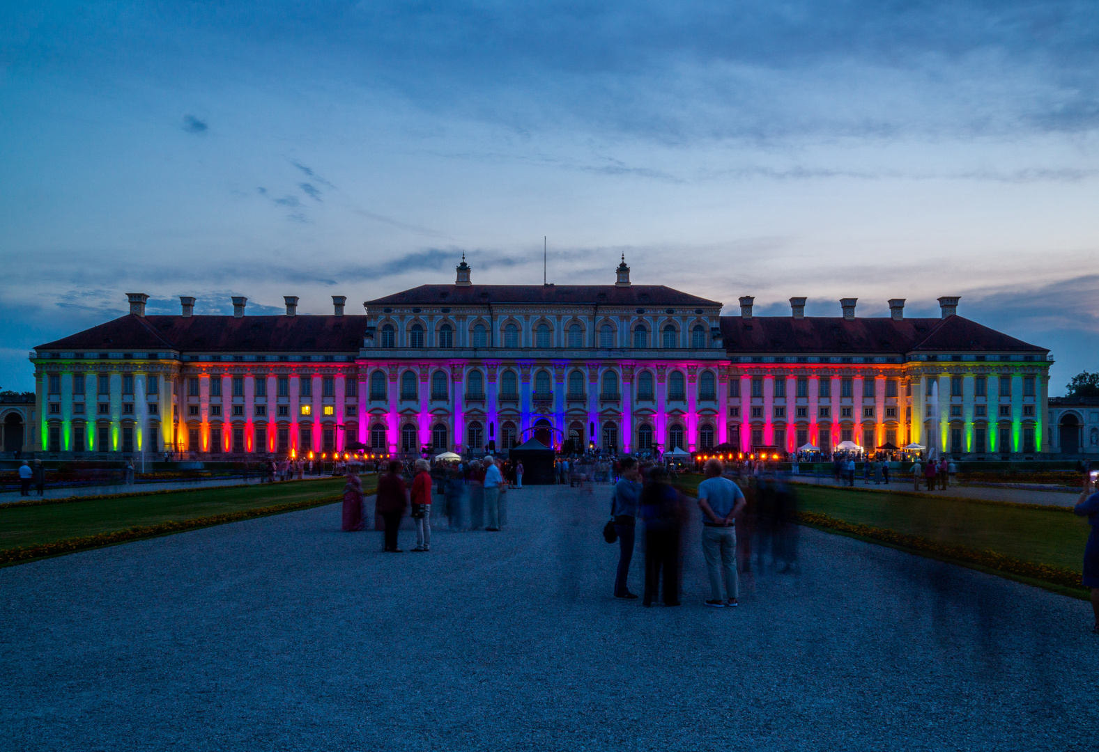 Schloss Schleißheim illuminiert