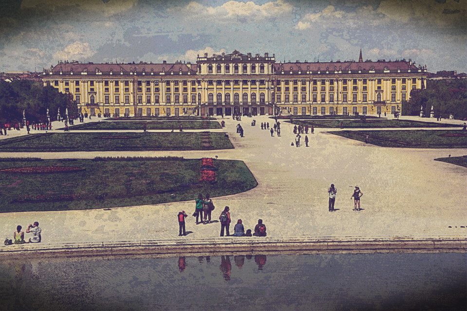 Schloss Schönbrunn anno dazumal