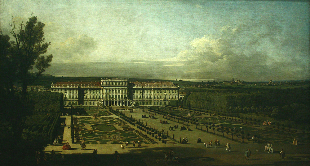 Schloss Schönbrunn, Gartenseite