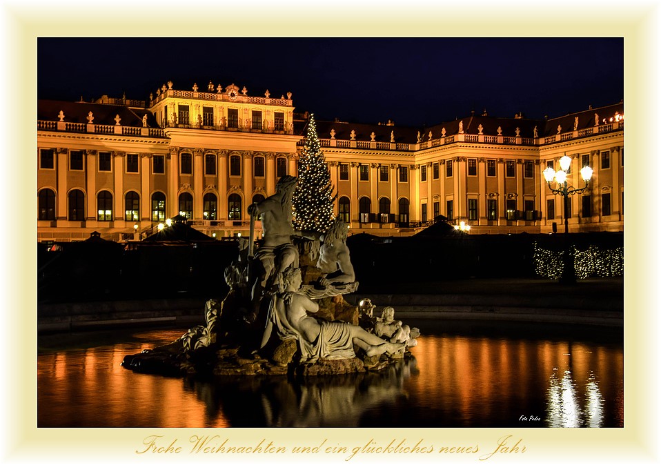 Schloss Schönbrunn im Advent