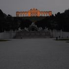 Schloss Schönbrunn in Abendstimmung