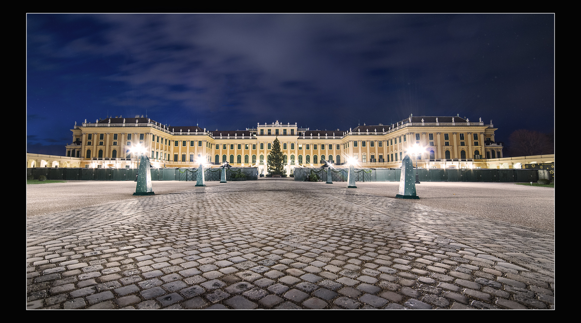 Schloss Schönbrunn in den Morgenstunden