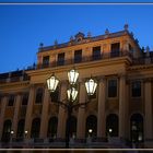 Schloss Schönbrunn in der Abenddämmereung