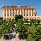 Schloss Schönbrunn - Ostseite mit Garten