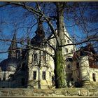 Schloss Schönfeld, hinterm Baum