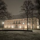 Schloss Schönhausen Berlin Pankow Schnee Nacht Winter