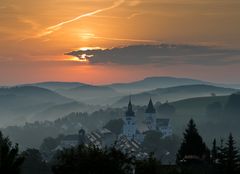 Schloß Schwarzenberg am Morgen