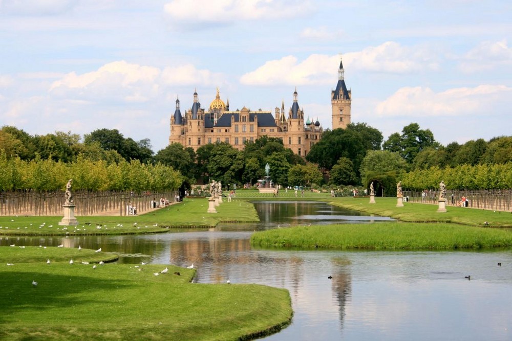 Schloss Schwerin - Ansicht Schlossgarten