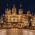 Schloß Schwerin - Blick Schloßbrücke