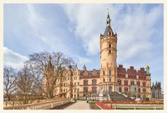 Schloss Schwerin - Gartenseite