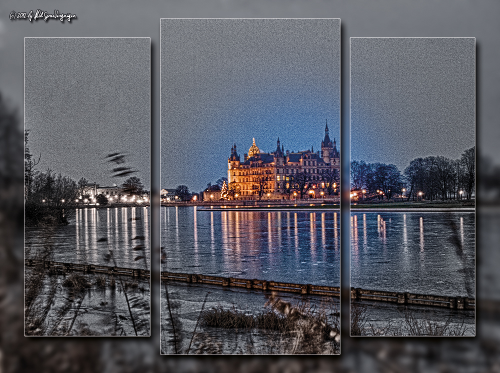 Schloss Schwerin im Dezember N° 1