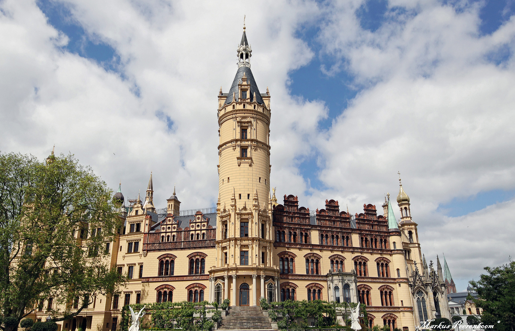 Schloss Schwerin - Rückansicht