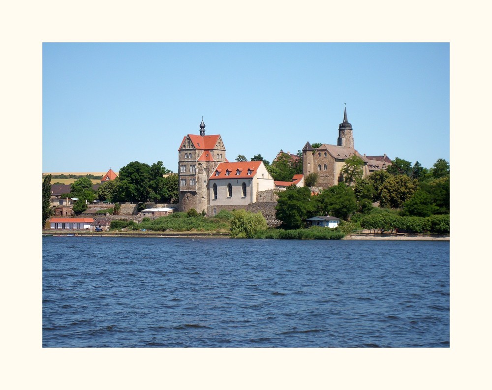 Schloß Seeburg am Süßen See .