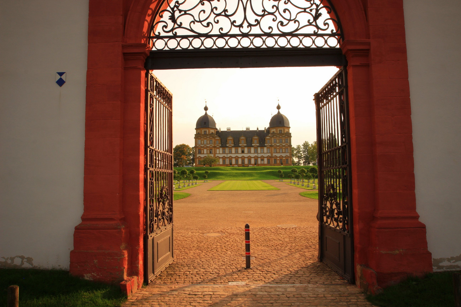 Schloss Seehof Bamberg Eingang