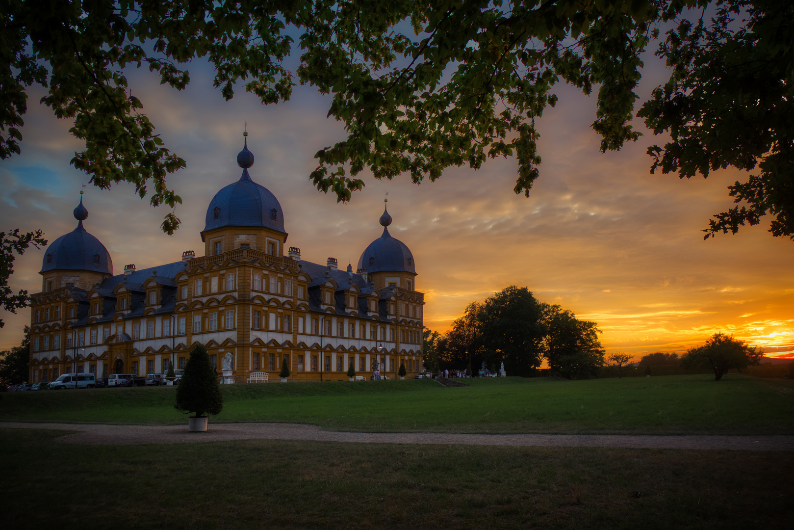 Schloss Seehof - in der Konzertpause ...