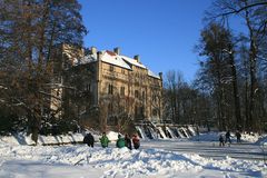 Schloß Seifersdorf im Winter